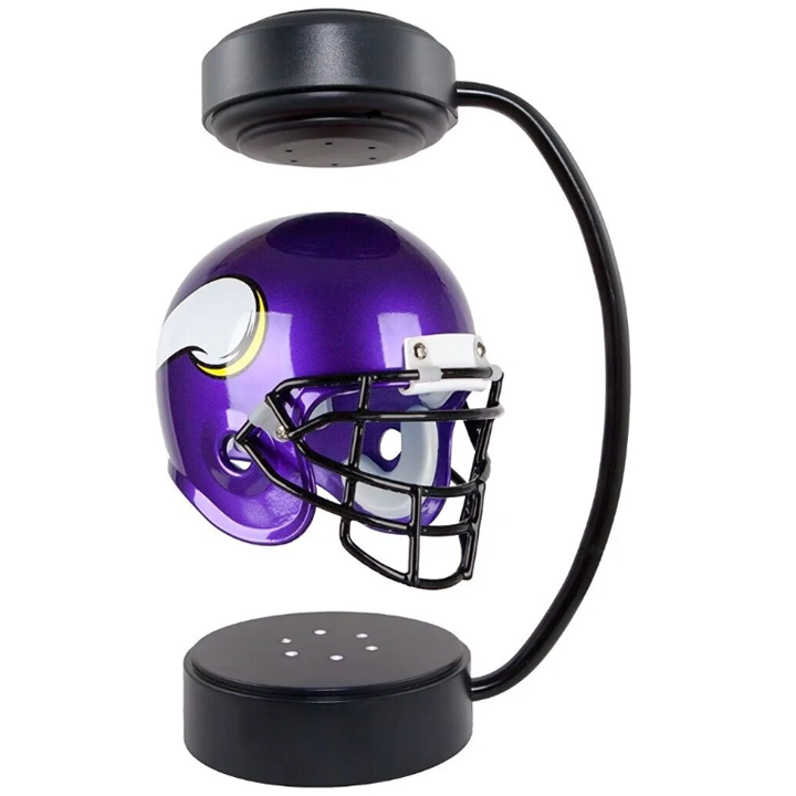 NFL Rotating Levitating Hover Helmet With LED Lighting & Hover Football With Bluetooth Speaker-unitmotor™