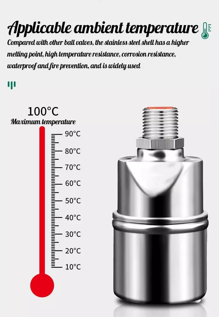 304 stainless steel completely automatic water level control floating valve-unitmotor™