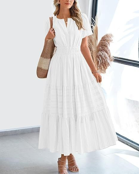 Pleated Maxi Dress