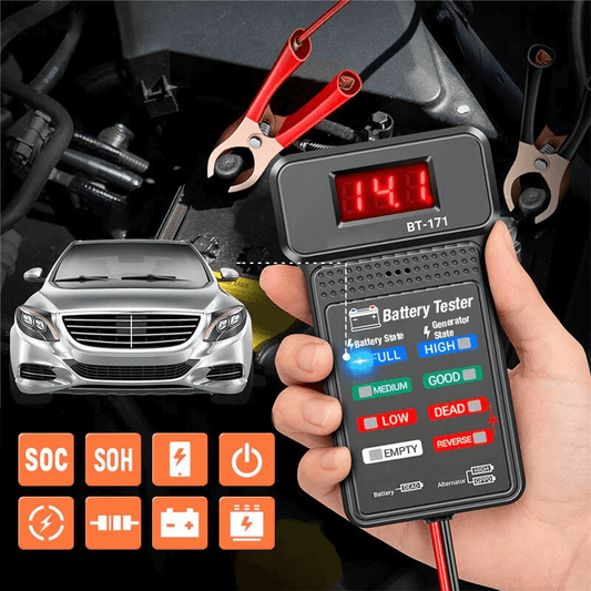 Multi-function car 12V battery tester-unitmotor™