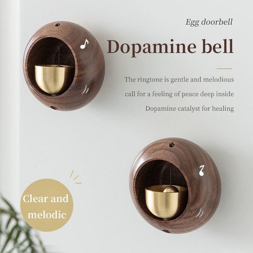Wooden Japanese Style Dopamine Door Bell🔥