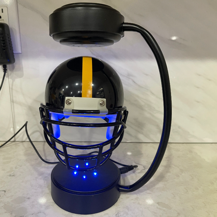 NFL Rotating Levitating Hover Helmet With LED Lighting & Hover Football With Bluetooth Speaker-unitmotor™