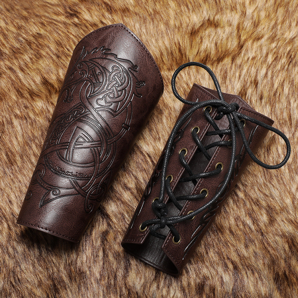 Viking Handmade Leather Wristband-unitmotor™