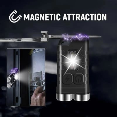 ✨Magnetic Mini Keychain Flashlight-unitmotor™