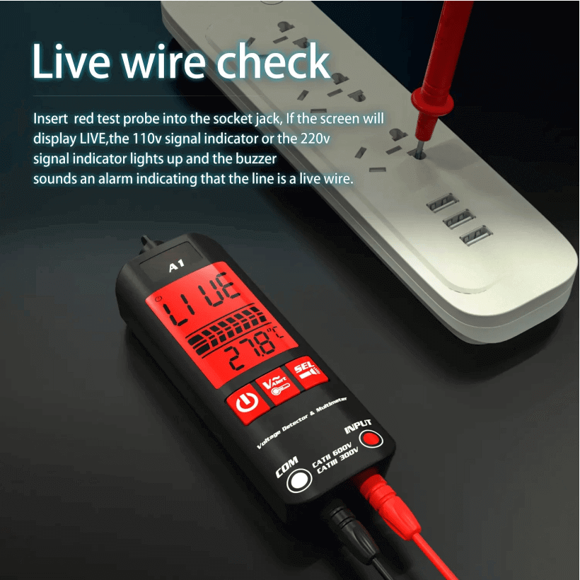 A1 Fully Automatic Anti-Burn Intelligent Digital Multimeter-unitmotor™