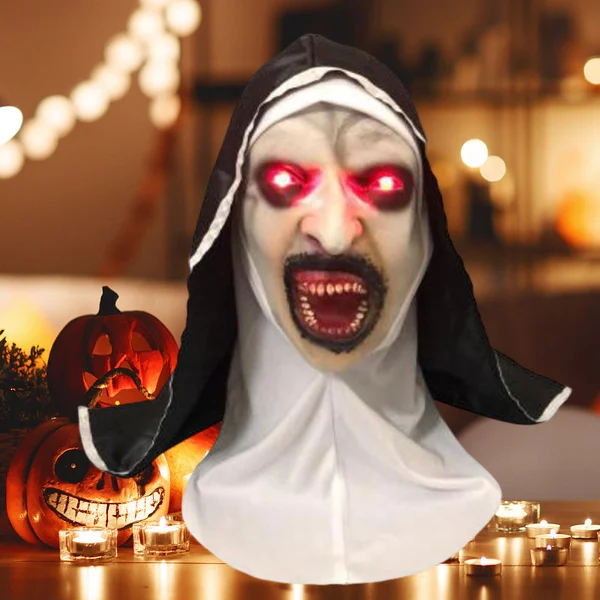 👻49%OFF🎃Urdreamlife — Halloween Nun Scary Mask-unitmotor™