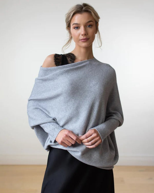 Asymmetric Draped Jumper (Buy 2 Free Shipping)-unitmotor™