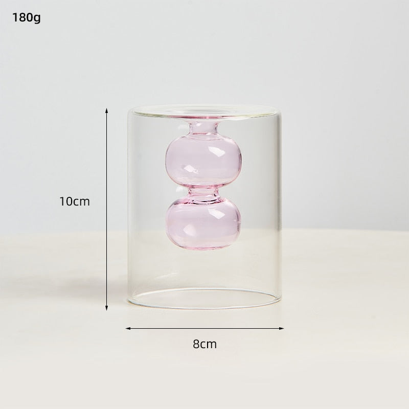 transparent glass vase-unitmotor™