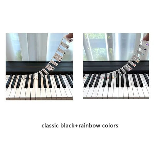 🎁Best Gift - Removable Piano Keyboard Note Labels🎹-unitmotor™