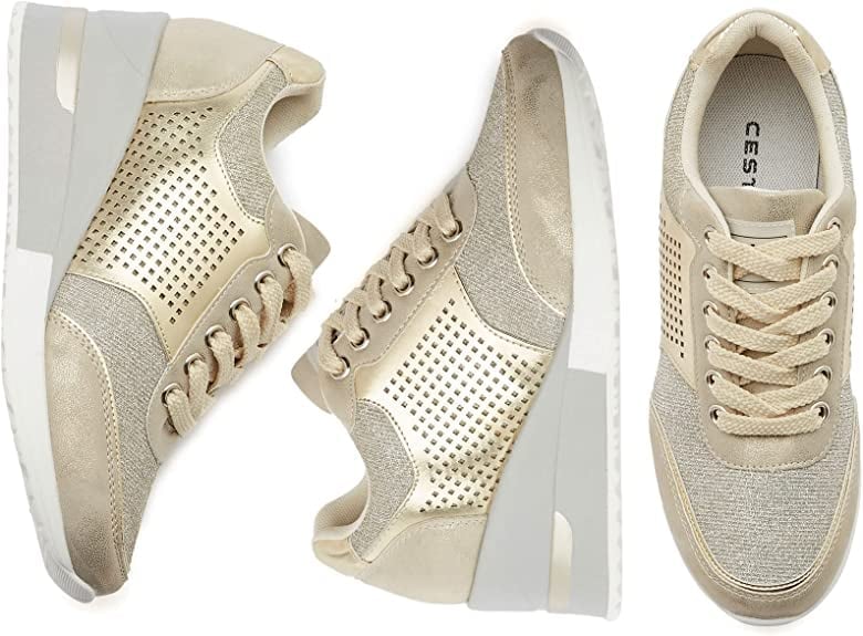 High Heeld Wedge Sneakers For Women-unitmotor™