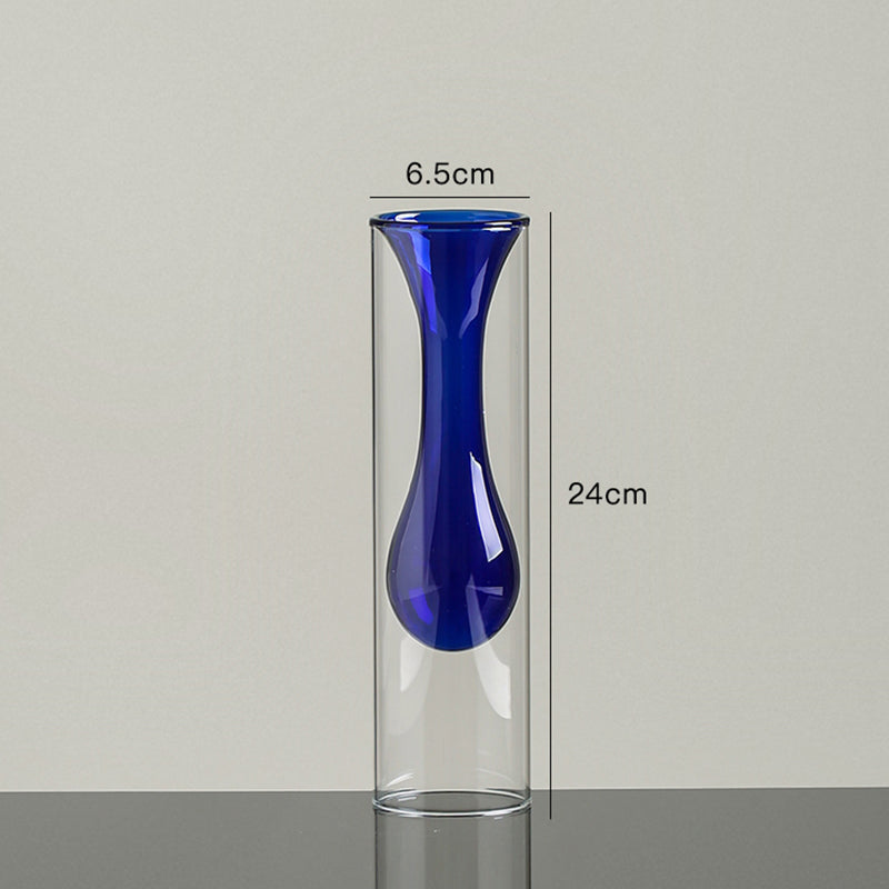 transparent glass vase-unitmotor™