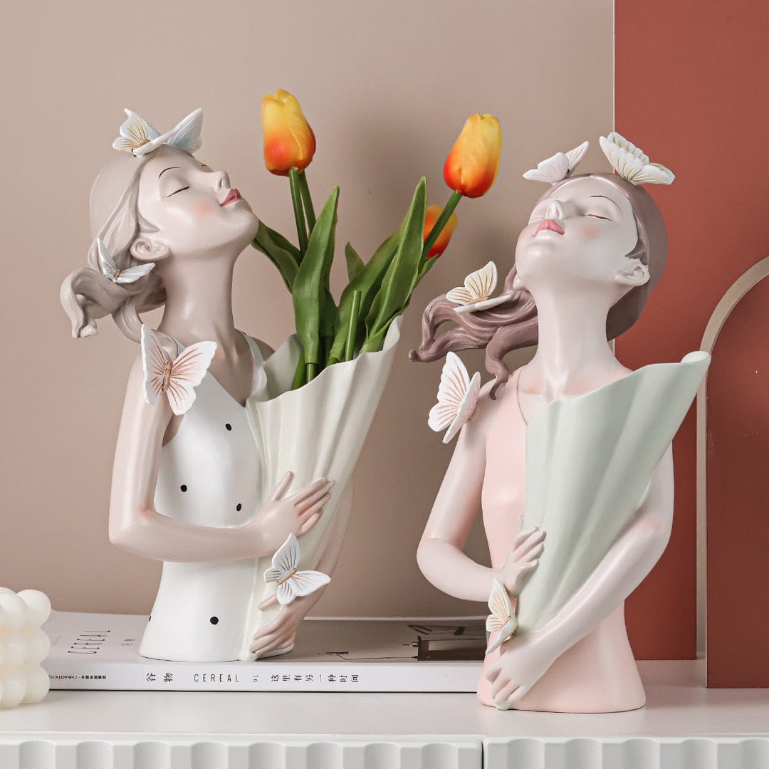 unitmotor™-Ceramic Vase "Butterfly Girl"