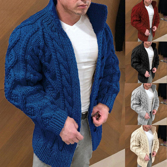 🔥49% OFF🔥Men's Stand Collar Casual Knit Cardigan-unitmotor™