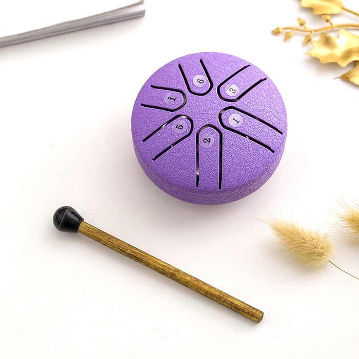 🎁 Early Christmas Sale - 49% OFF 🎵 Buddha Stones Mini Steel Tongue Drum Kit (3 Inch)-unitmotor™