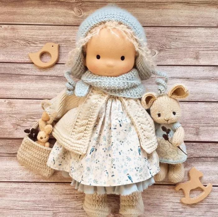 ALL🎁🎁The Best Gift for Kids-Handmade Waldorf Doll👧(Buy2 Free Shipping)-unitmotor™