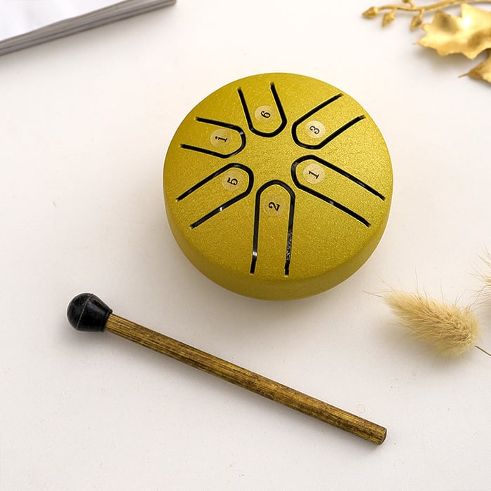 🎁 Early Christmas Sale - 49% OFF 🎵 Buddha Stones Mini Steel Tongue Drum Kit (3 Inch)-unitmotor™