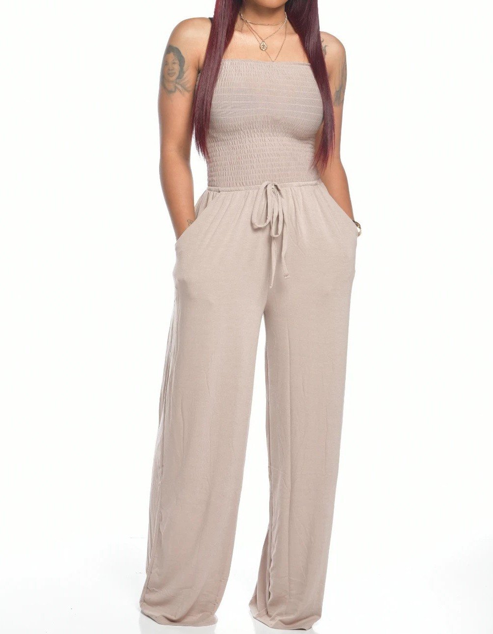 (🎁2024 New Year Hot Sale🎁)❤️Newest Strapless Waist Jumpsuit❤️-unitmotor™