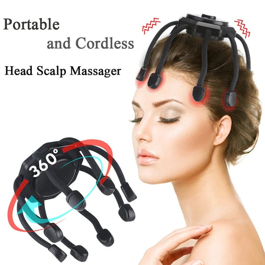 Shop Now - 52% Off! 🔥 Electric Octopus Head Massager-unitmotor™