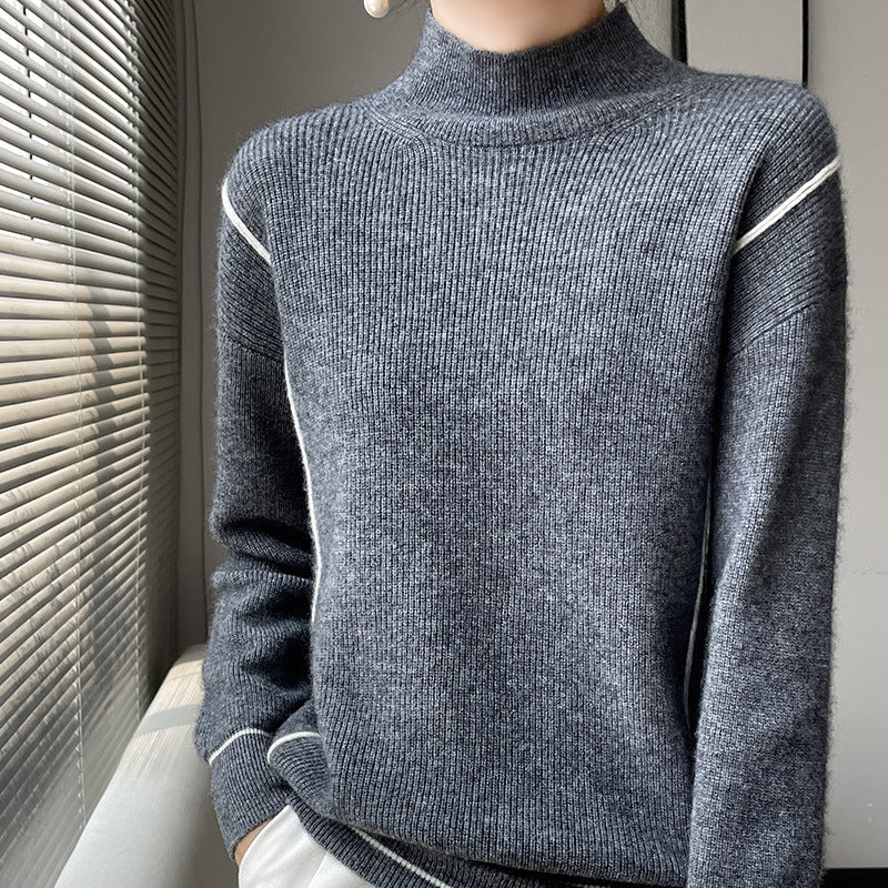 Elegant simple turtleneck sweater-unitmotor™