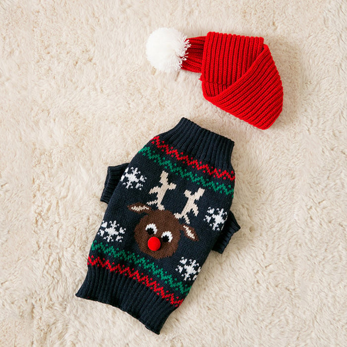 🔥Christmas Promotion 49% Off🔥Pets' Christmas Warm Clothes-unitmotor™