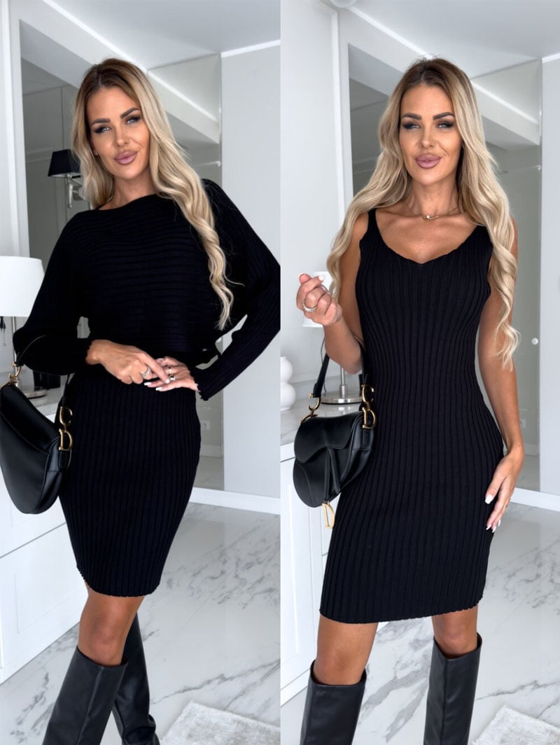 unitmotor™-Knit Pullover Sweater and Cami Dress Set 🔥Buy 2 Free Shipping🔥