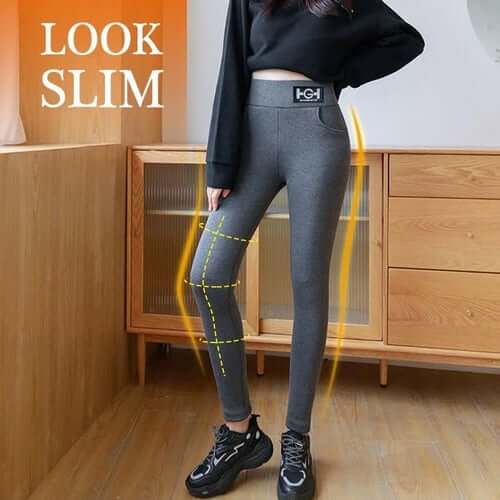 Women’s Fashionable Thermal Cashmere Slim Pants-unitmotor™