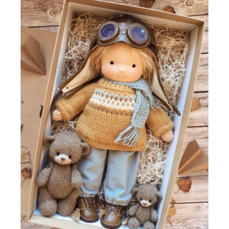 ALL🎁🎁The Best Gift for Kids-Handmade Waldorf Doll👧(Buy2 Free Shipping)-unitmotor™