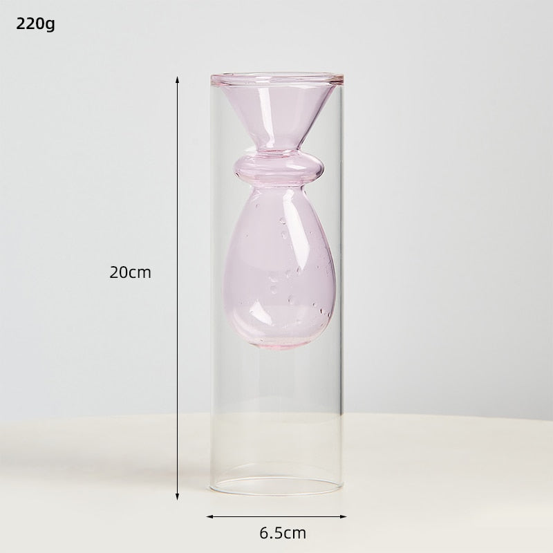 transparent glass vase-unitmotor™