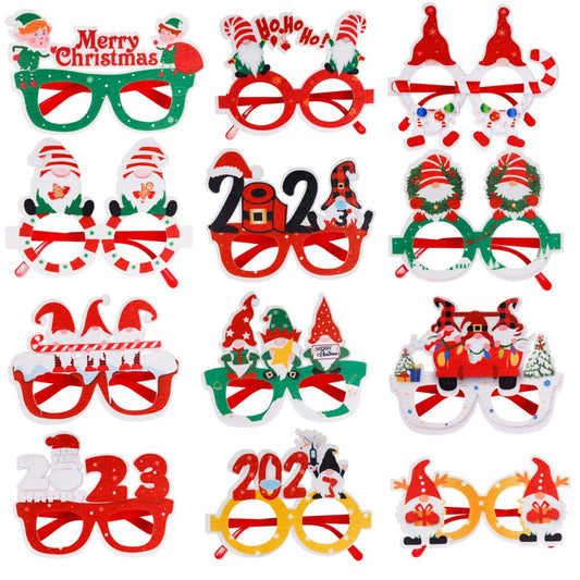 ✨Glittering Christmas Glasses Frames-unitmotor™