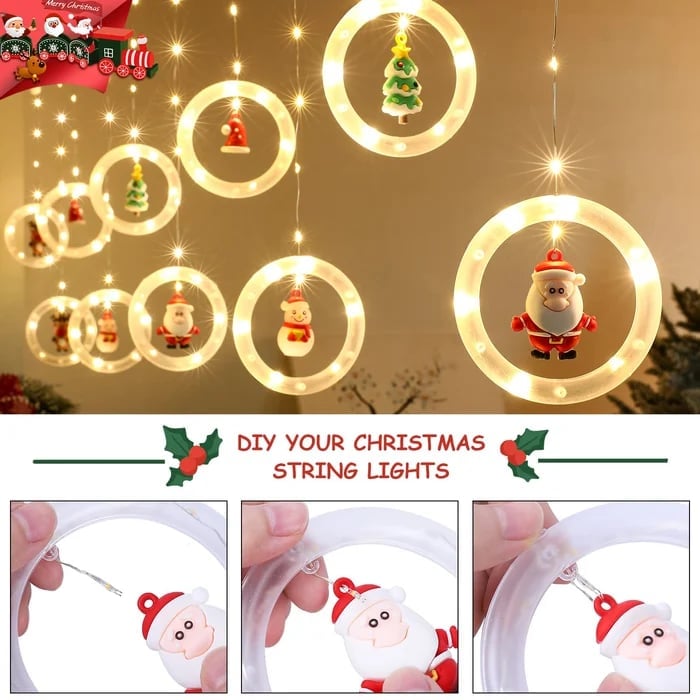 🎅Early Christmas Sale-49% OFF - Christmas Decor Ring Lights-unitmotor™