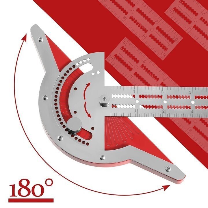 🔧Ultra Precision Marking Ruler Square T Type Woodworking Scriber Measuring Tool-unitmotor™