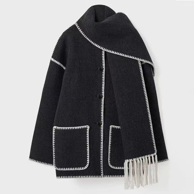 🔥New Fall/Winter Scarf Coat(FREE SHIPPING)-unitmotor™