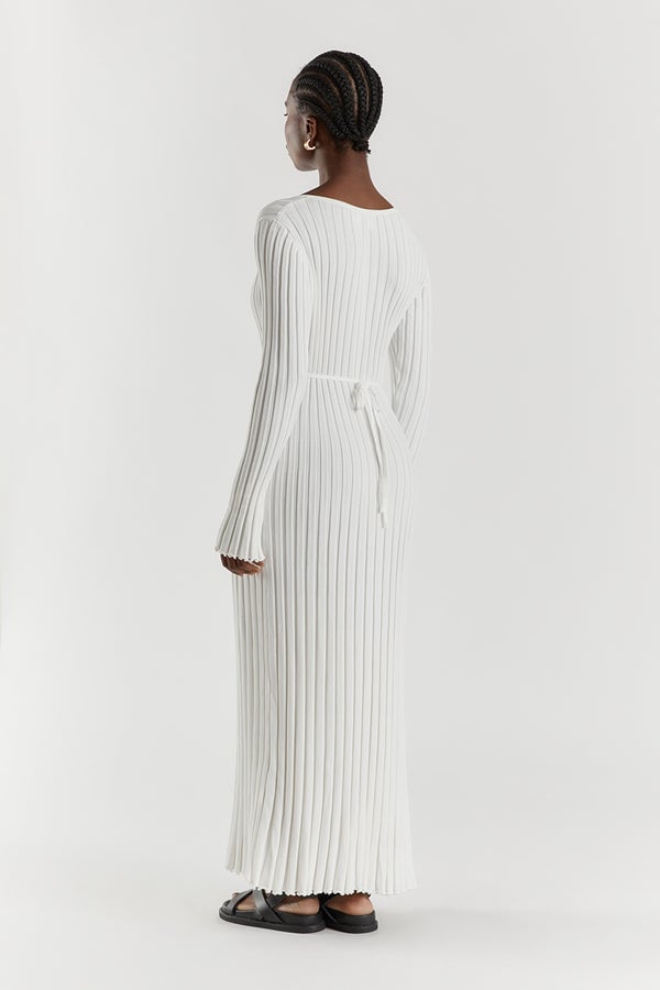 Long Sleeved Knit Midi Dress-unitmotor™