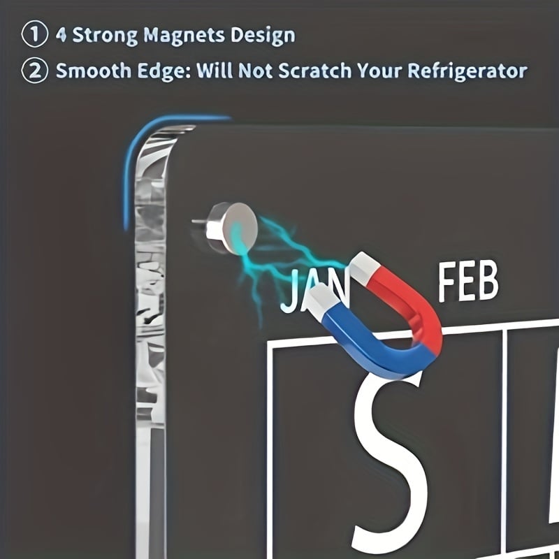 📆Magnetic Schedule Planner For Fridge[Permanently reusable]-unitmotor™