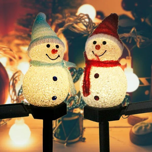 Christmas sales -- Waterproof solar snowman lamp-unitmotor™