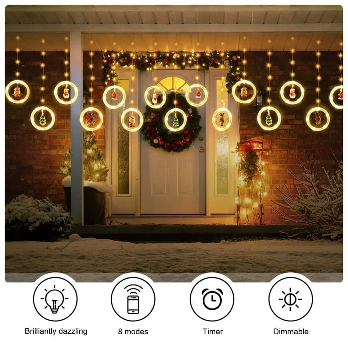 🎅Early Christmas Sale-49% OFF - Christmas Decor Ring Lights-unitmotor™