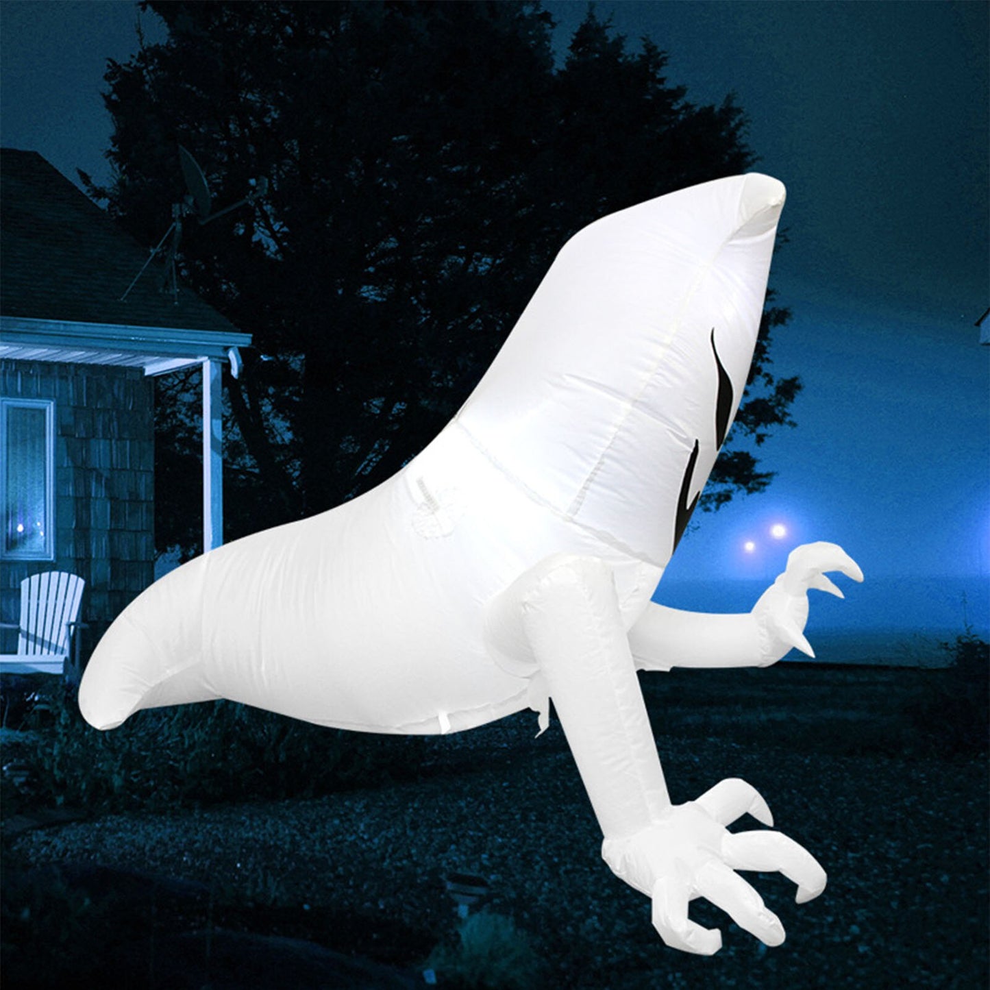 unitmotor™-Halloween Inflatable Ghost Inflatables Outdoor Ghost With Led Blow Up Decorations With Built-in Led For Outdoor Indoor Party