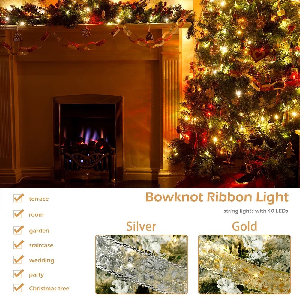 Christmas Ribbon Fairy Lights-unitmotor™