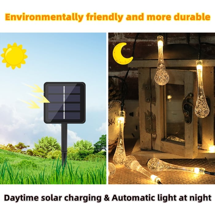 ethpoeTM-🔥49% OFF🔥Water Drop Solar Lights -BUY 2 FREE SHIPPING-unitmotor™