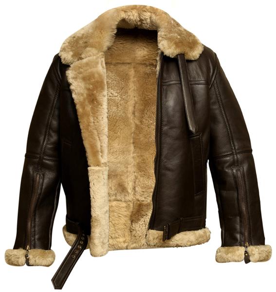 Aviator Bomber Jacket B3 Real Shearling Sheepskin Leather-unitmotor™