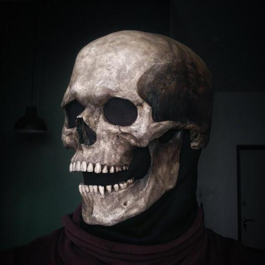 Full Head Skull Mask (helmet with movable jaw)-unitmotor™