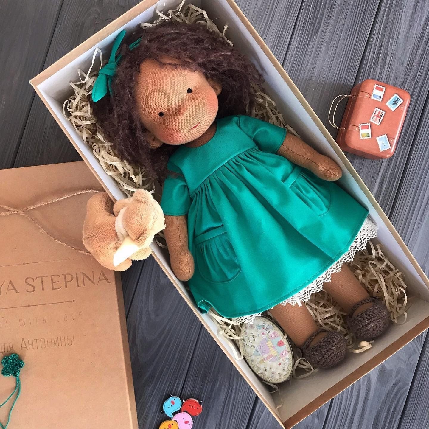 ALL🎁🎁The Best Gift for Kids-Handmade Waldorf Doll👧(Buy2 Free Shipping)-unitmotor™