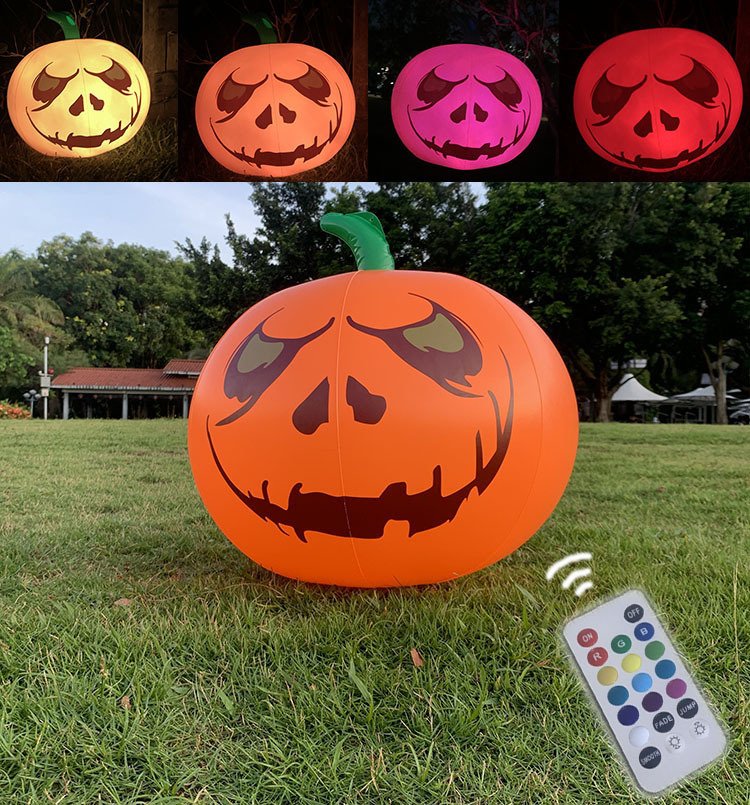 unitmotor™-🎃Sale 49% off🎃Inflatable Led light-up waterproof eyeball pumpkin 13 colours with remote control