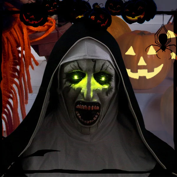 👻49%OFF🎃Urdreamlife — Halloween Nun Scary Mask-unitmotor™