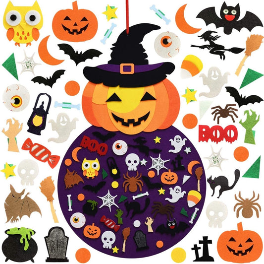 unitmotor™-Montessori DIY Halloween Pumpkin Witch