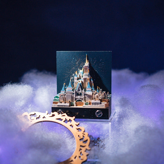 3D three-dimensional note paper carving model cartoon creative art gift-unitmotor™