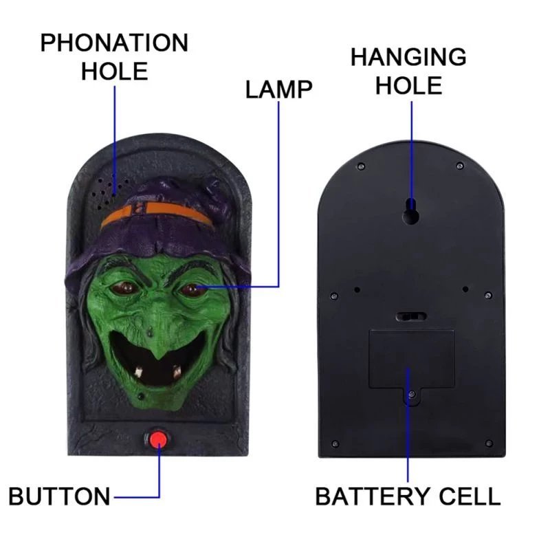 unitmotor™-Halloween Horror Doorbell