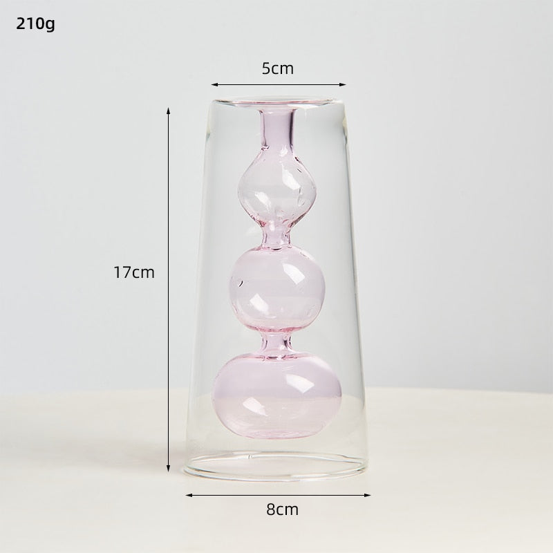 transparent glass vase-unitmotor™