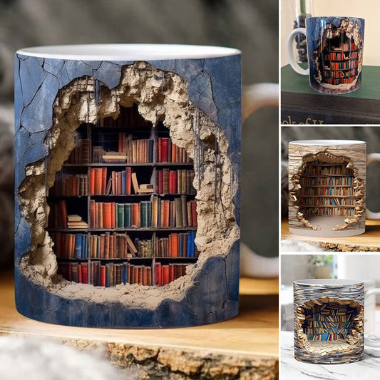 3D bookshelf cup-unitmotor™