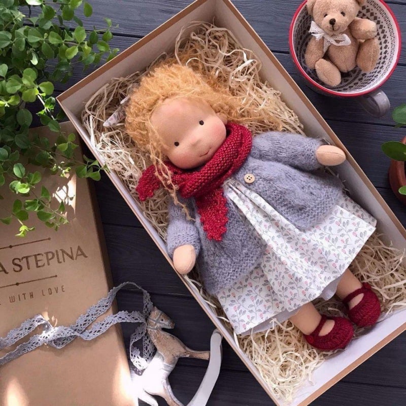 ALL🎁🎁The Best Gift for Kids-Handmade Waldorf Doll👧(Buy2 Free Shipping)-unitmotor™